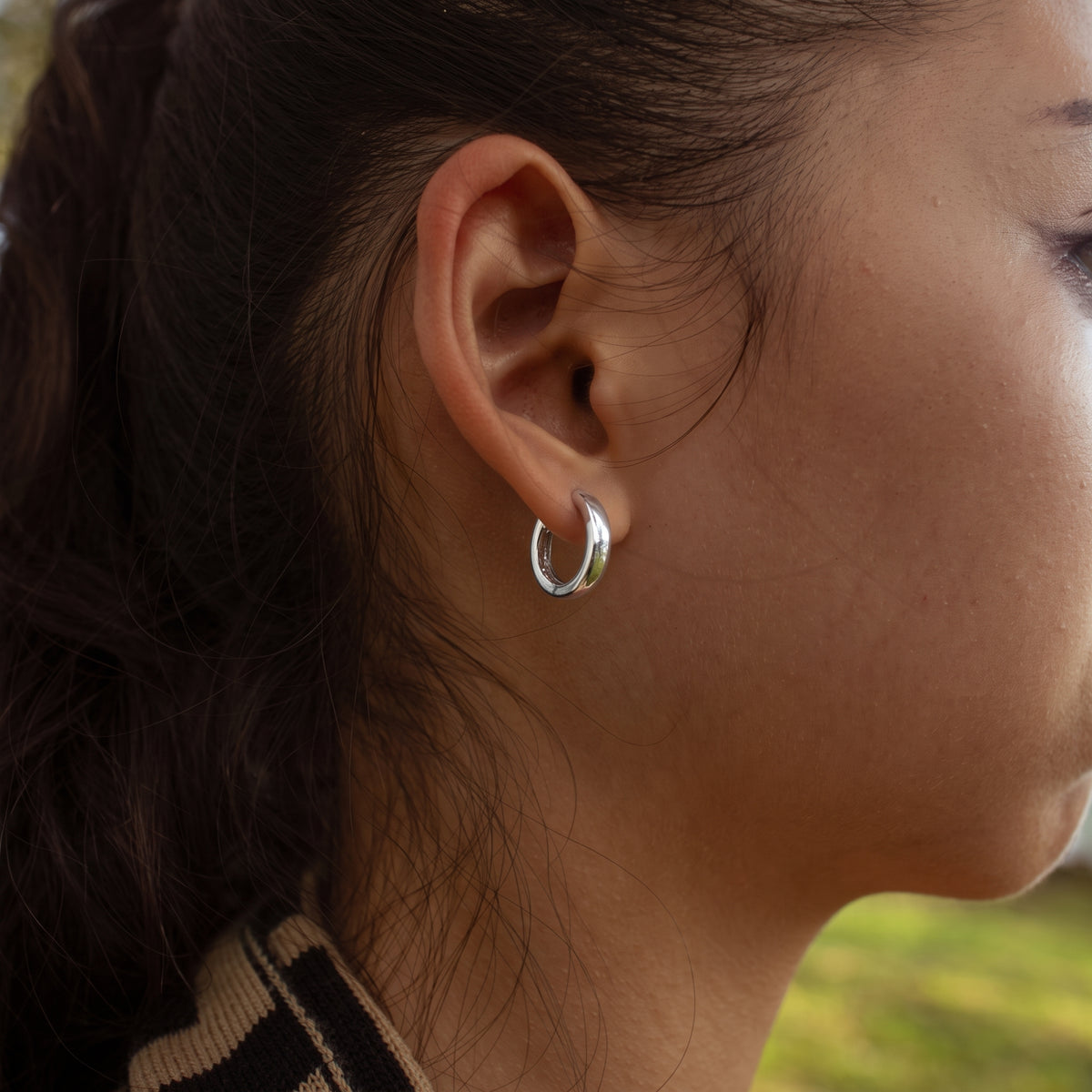Rhodium-plated 925 sterling si
