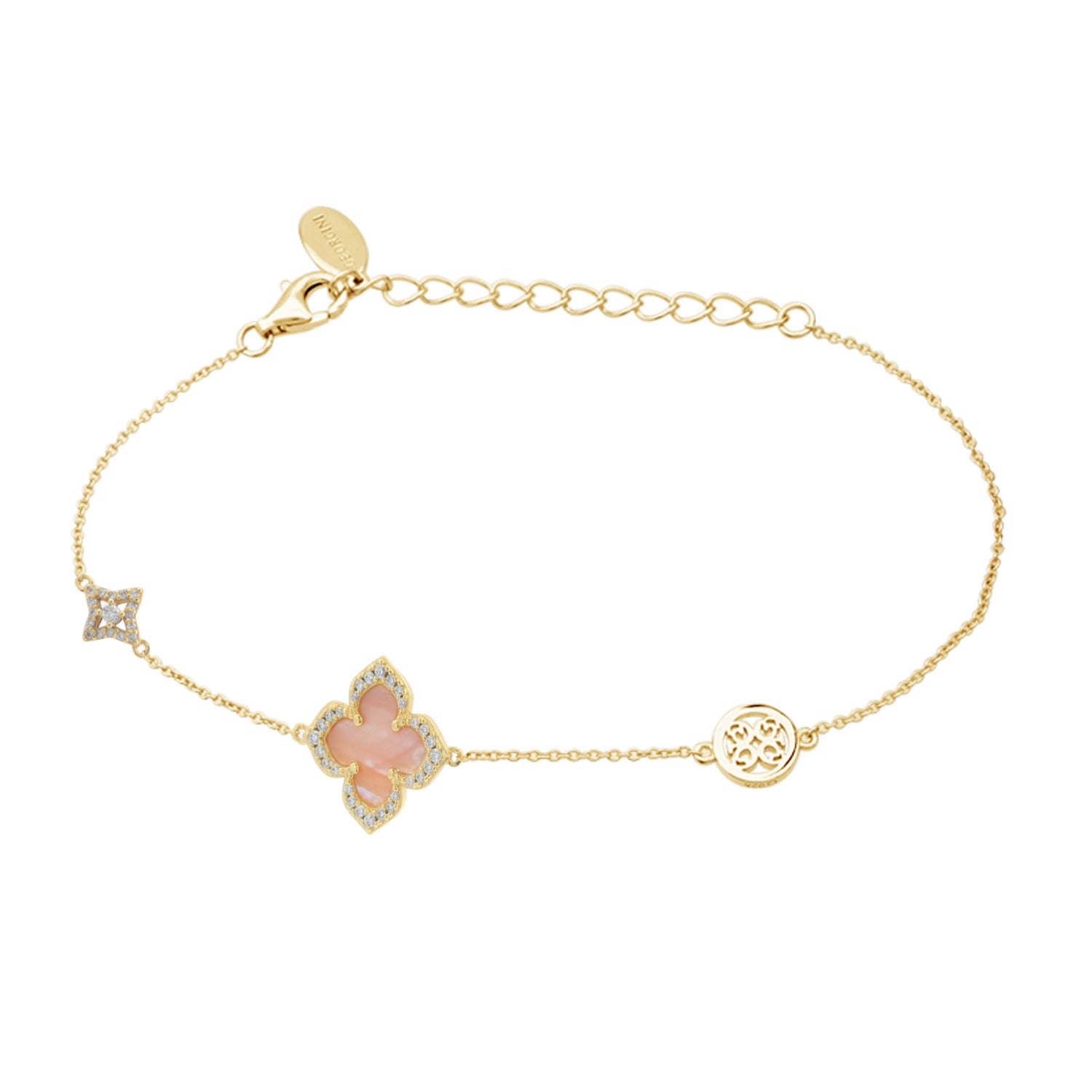 MOP Lucky Clover Bracelet