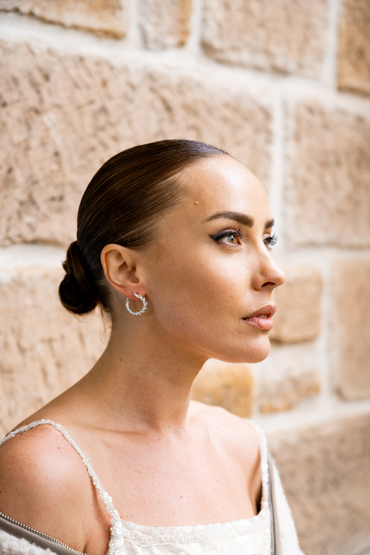 Sydney Soiree Point Piper Inside-Out Hoop Earrings