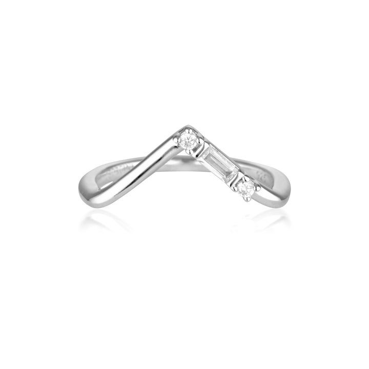 The Layered Edit Tiga Rhodium-Plated Sterling Silver Ring