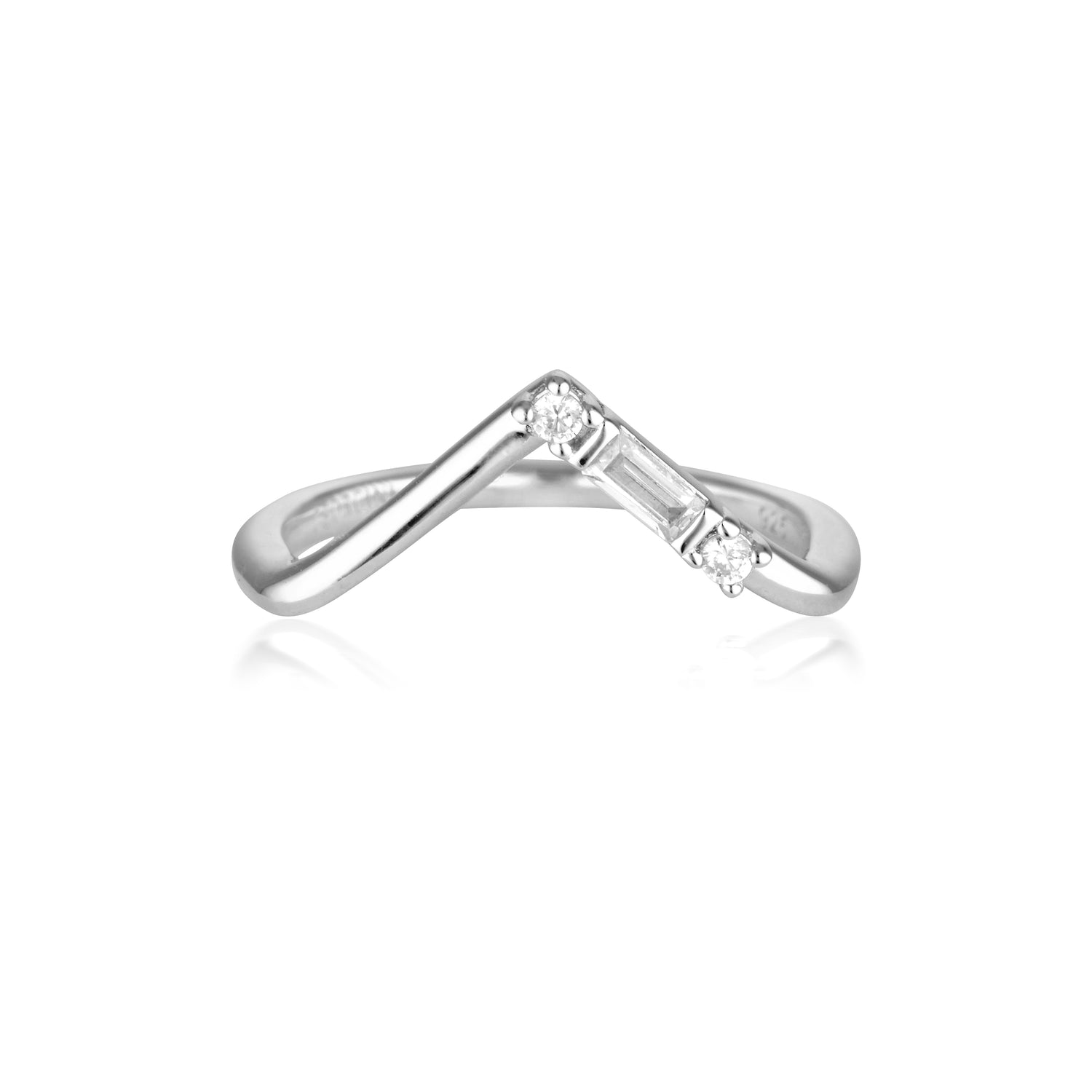 The Layered Edit Tiga Rhodium-Plated Sterling Silver Ring