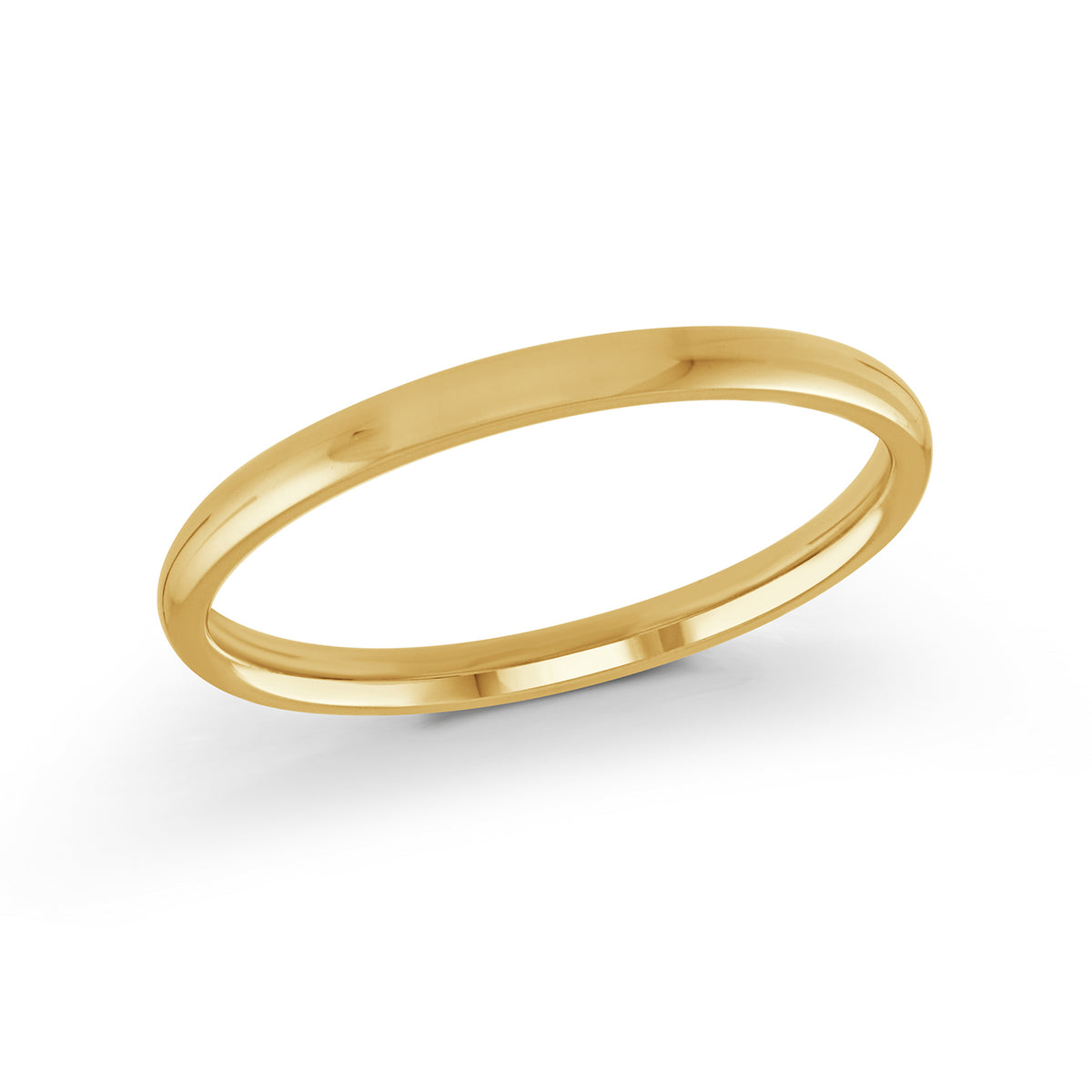 14k yellow gold narrow wedding