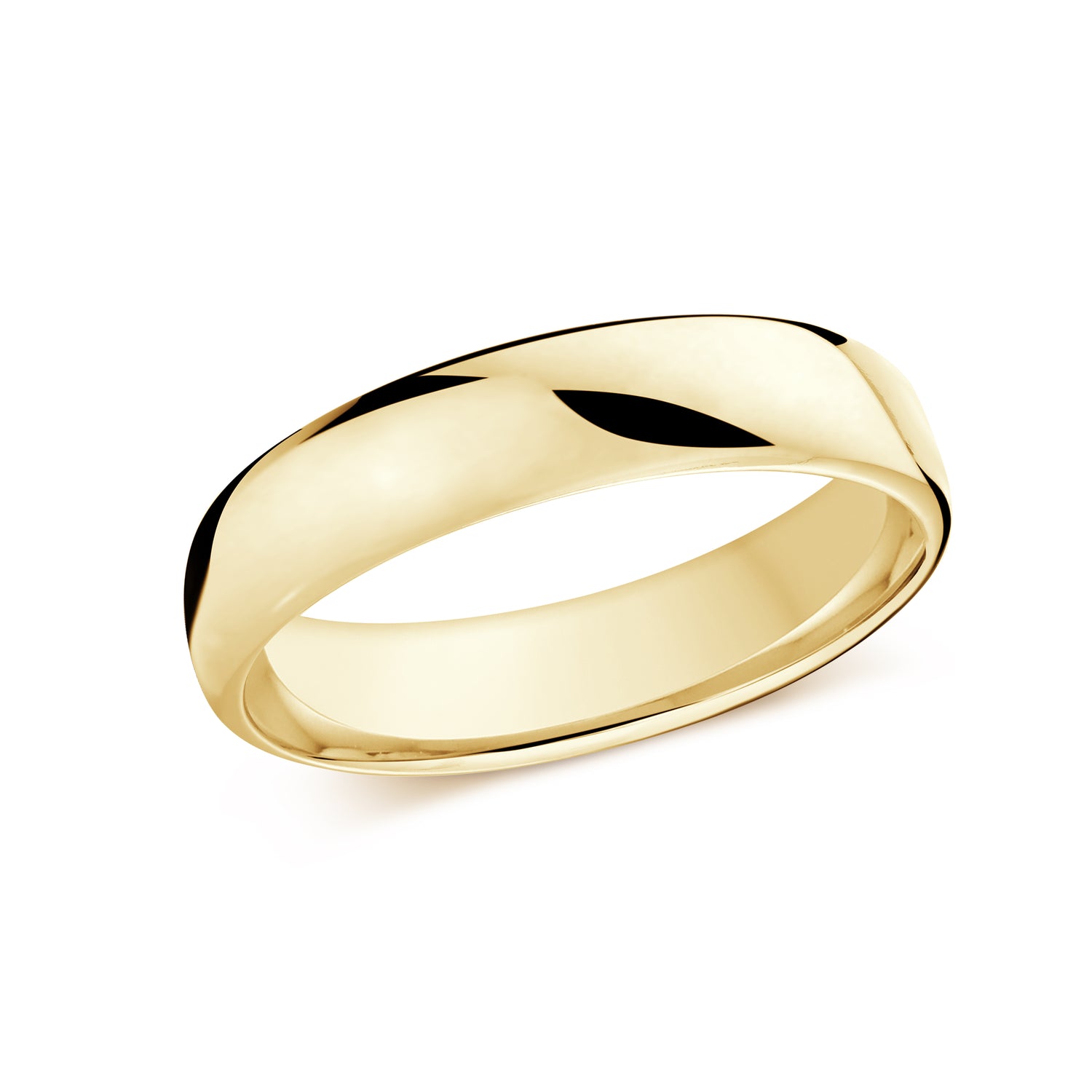 10 Karat Gold 5.5mm Euro Dome Band