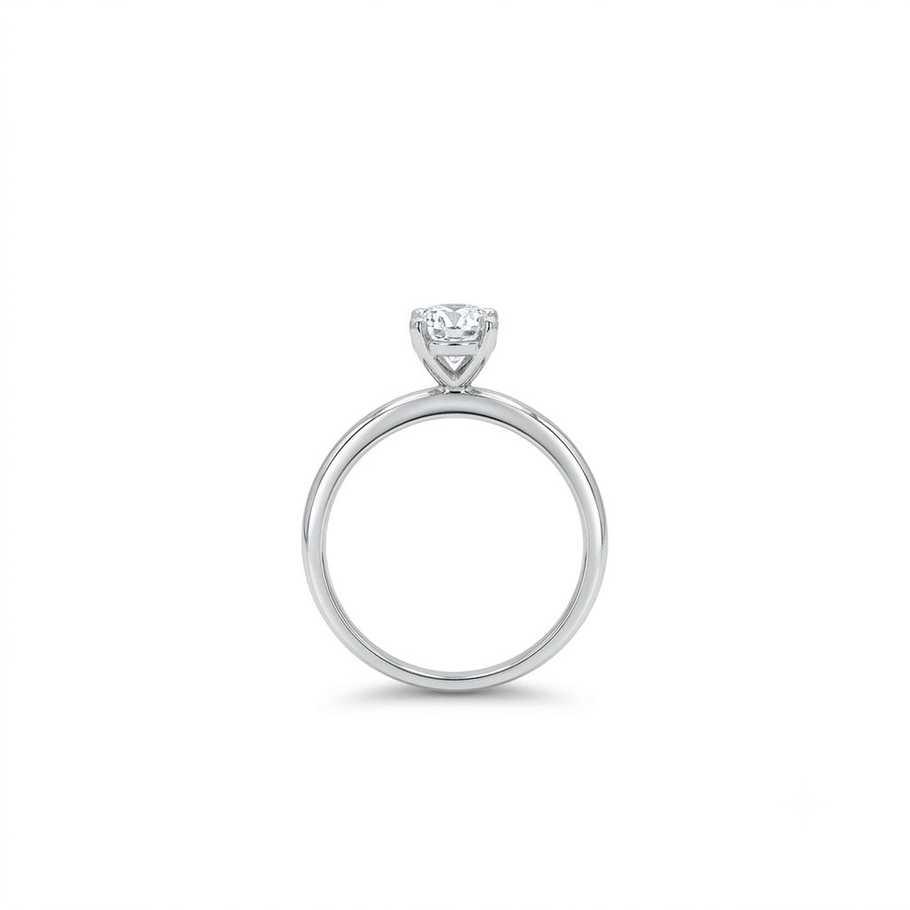 Love Grown 14k White Gold 1.10ct Oval Lab-Grown Diamond Solitaire Engagement Ring