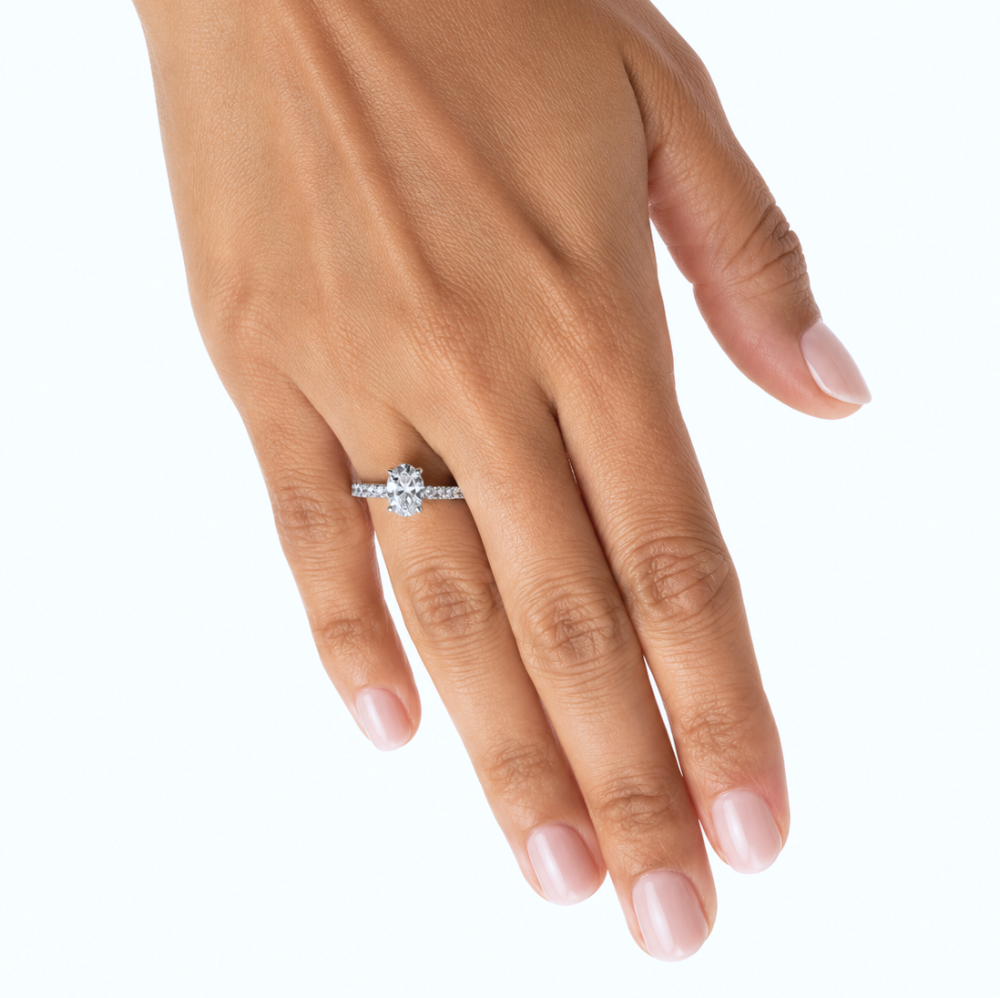 Love Grown 14k white gold mult