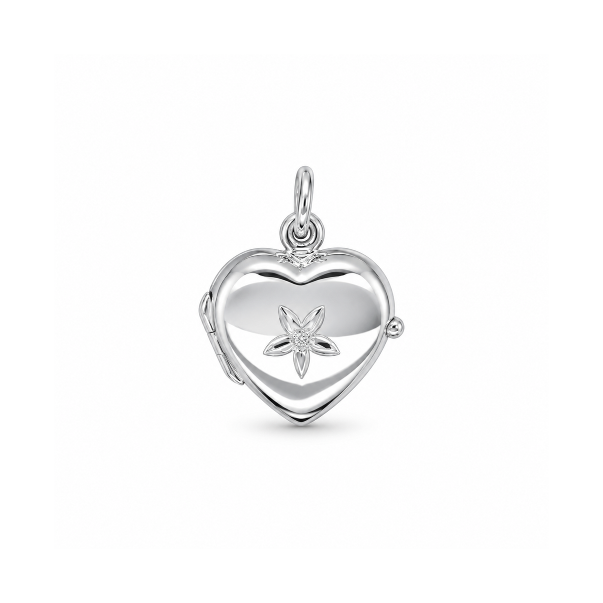 Heart Locket with Diamond