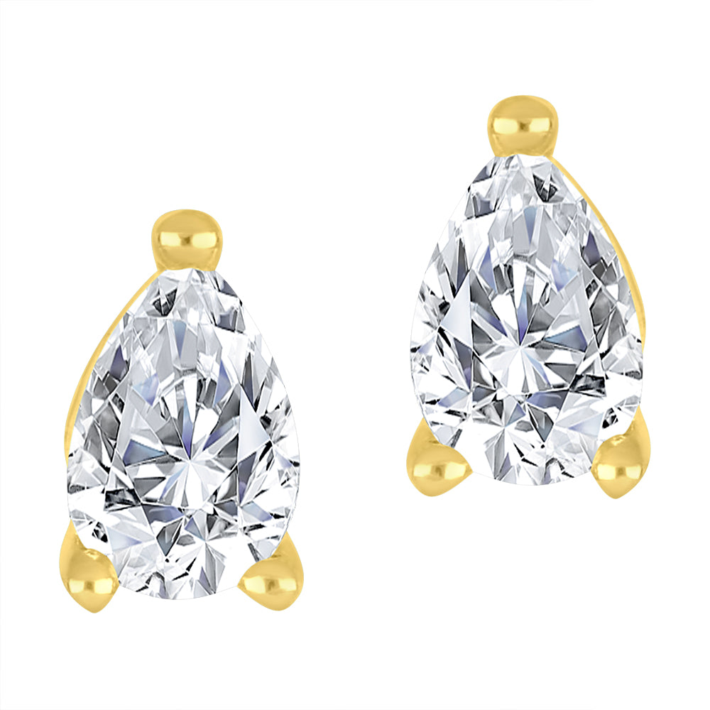 10k yellow gold stud earrings