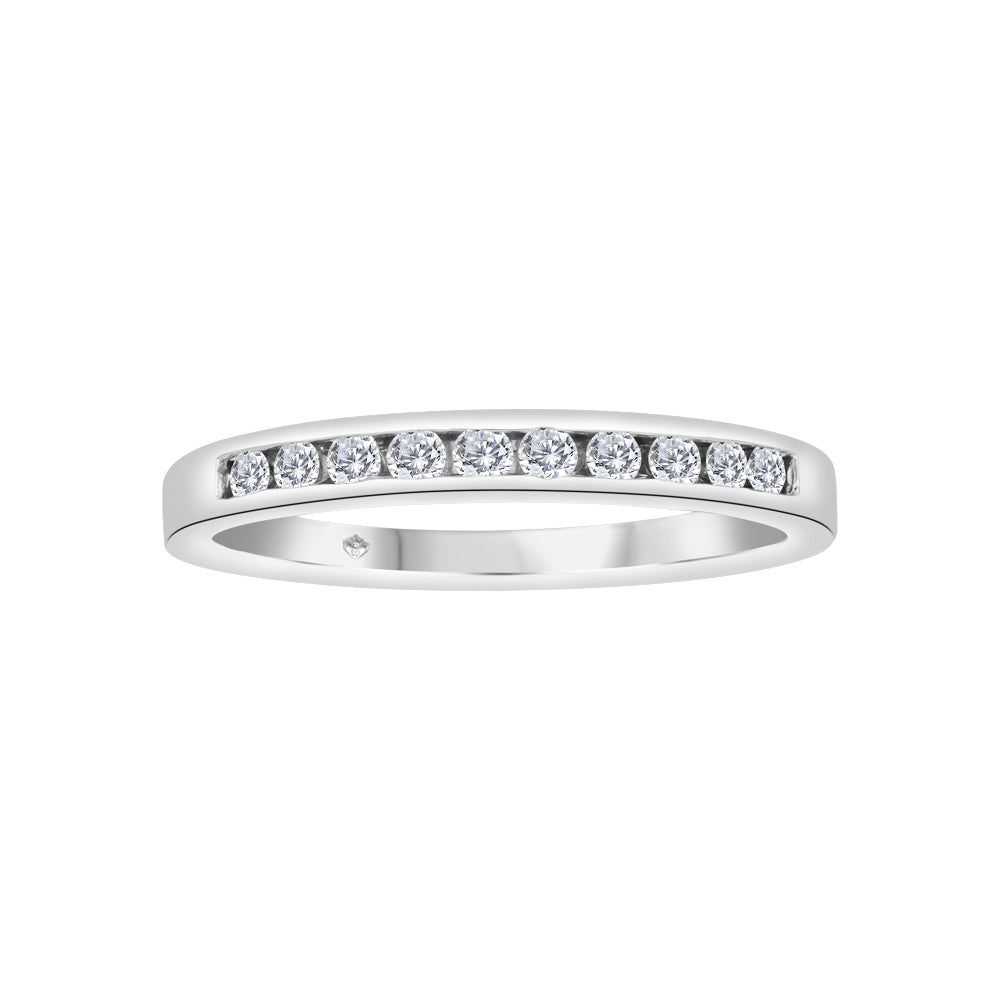 Love Grown 14k white gold lab