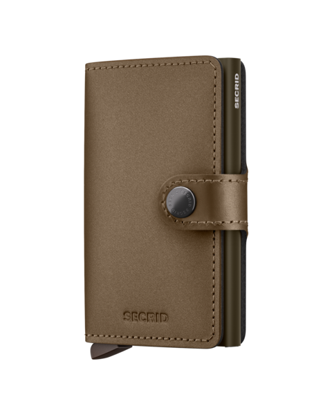 Secrid Miniwallet Satin Bronze Leather