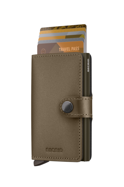 Secrid Miniwallet Satin Bronze Leather