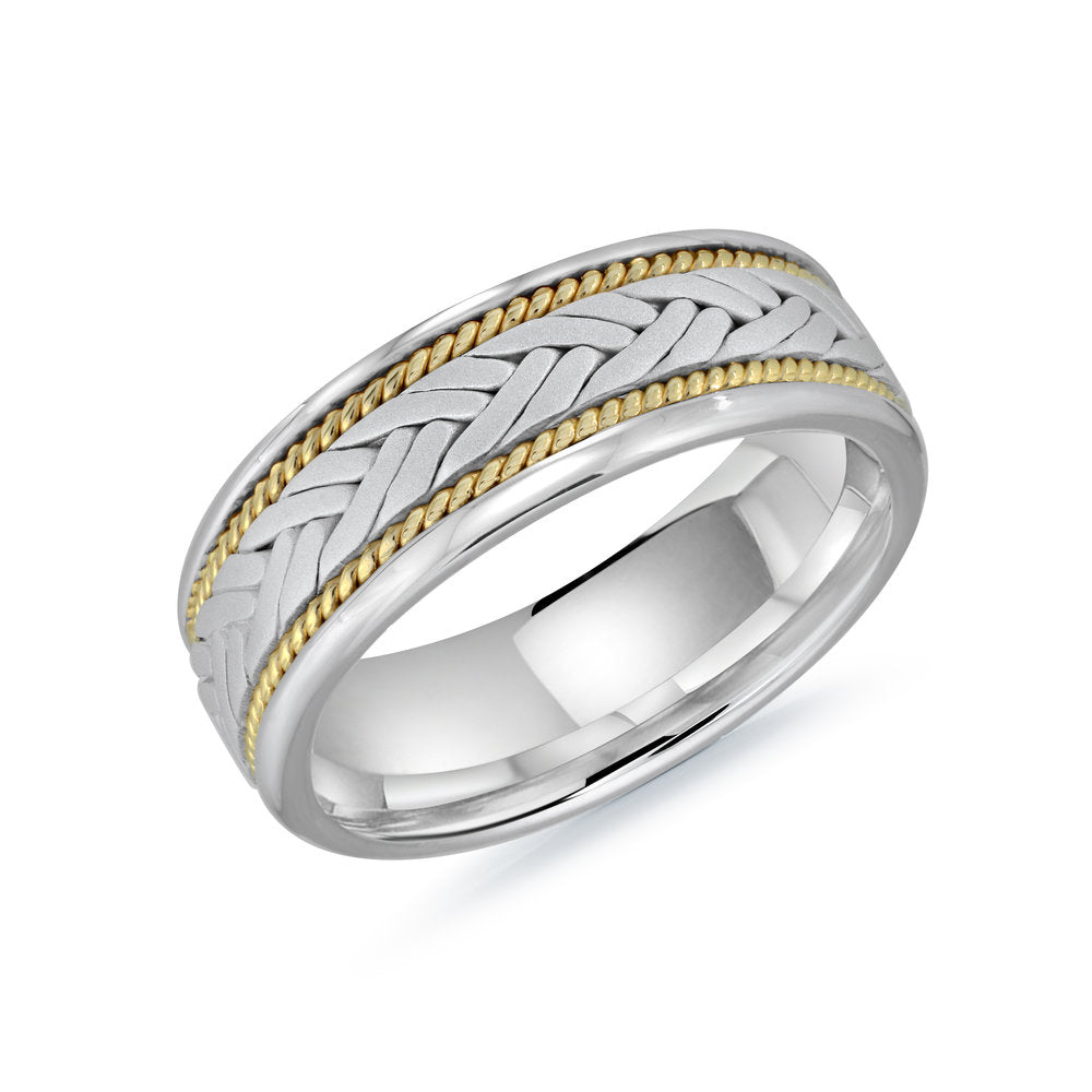 Mardini Prestige - Braided 8MM Gold Ring