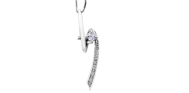 I Am Canadian 14K Diamond Necklace