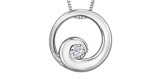 Maple Leaf Diamonds 10k white
