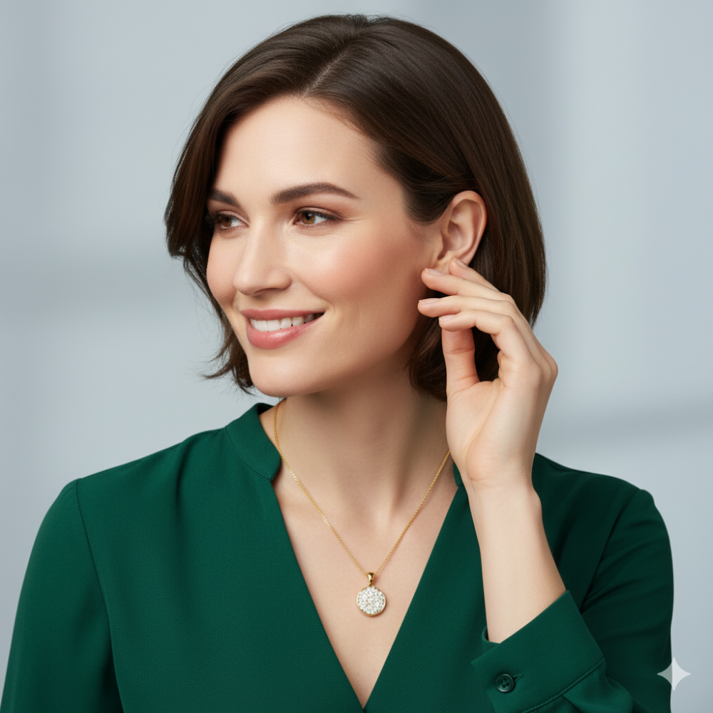 Diamond Days 10 ky Yellow Gold Diamond Pendant