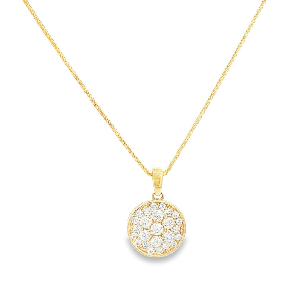 Diamond Days 10 ky Yellow Gold Diamond Pendant