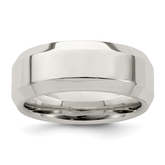 Silver Plain Band, Size 10
