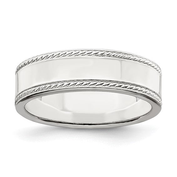 Sterling Silver 6MM Ring