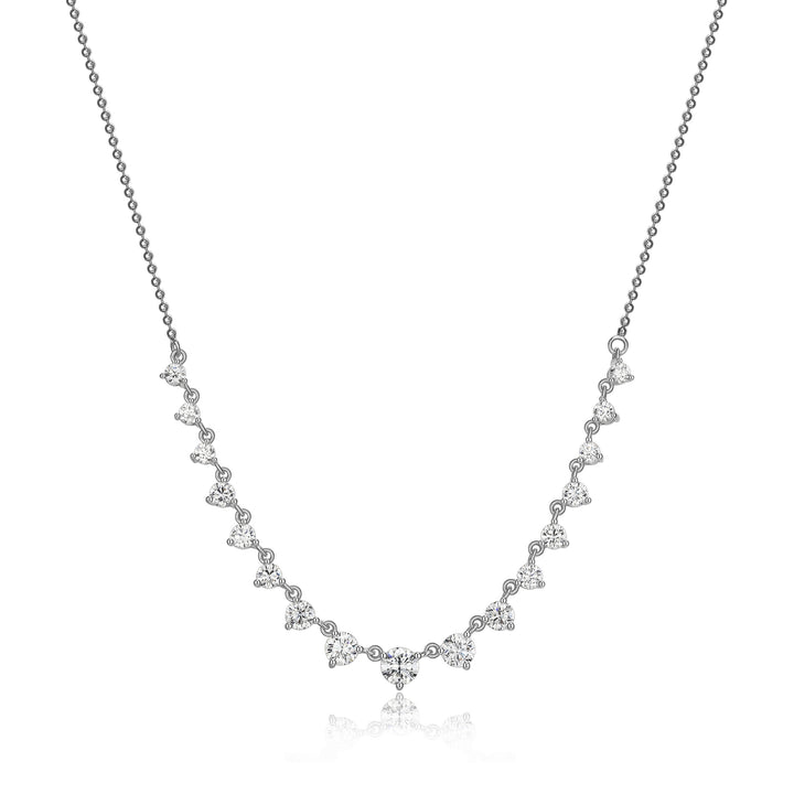 Graduated Necklace Featuring Diamondlite CZ