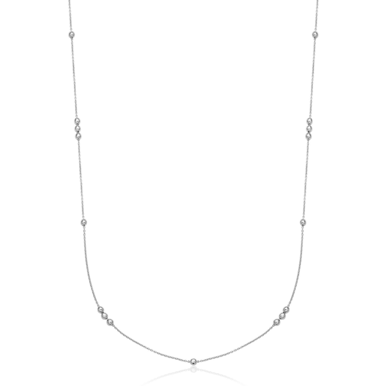 Reign 3mm sterling silver bead