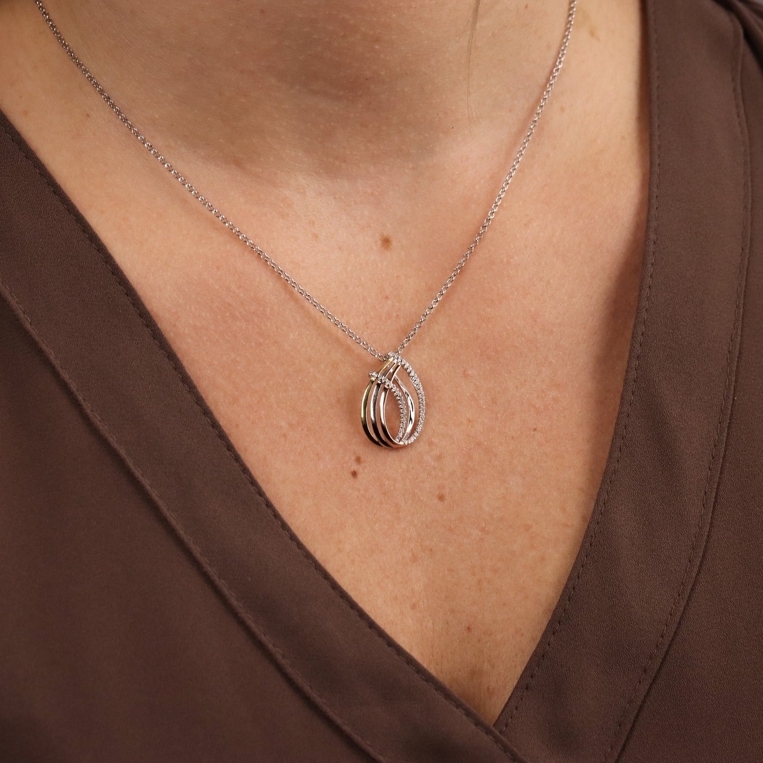 ELLE "Ocean" Tear Drop Pendant