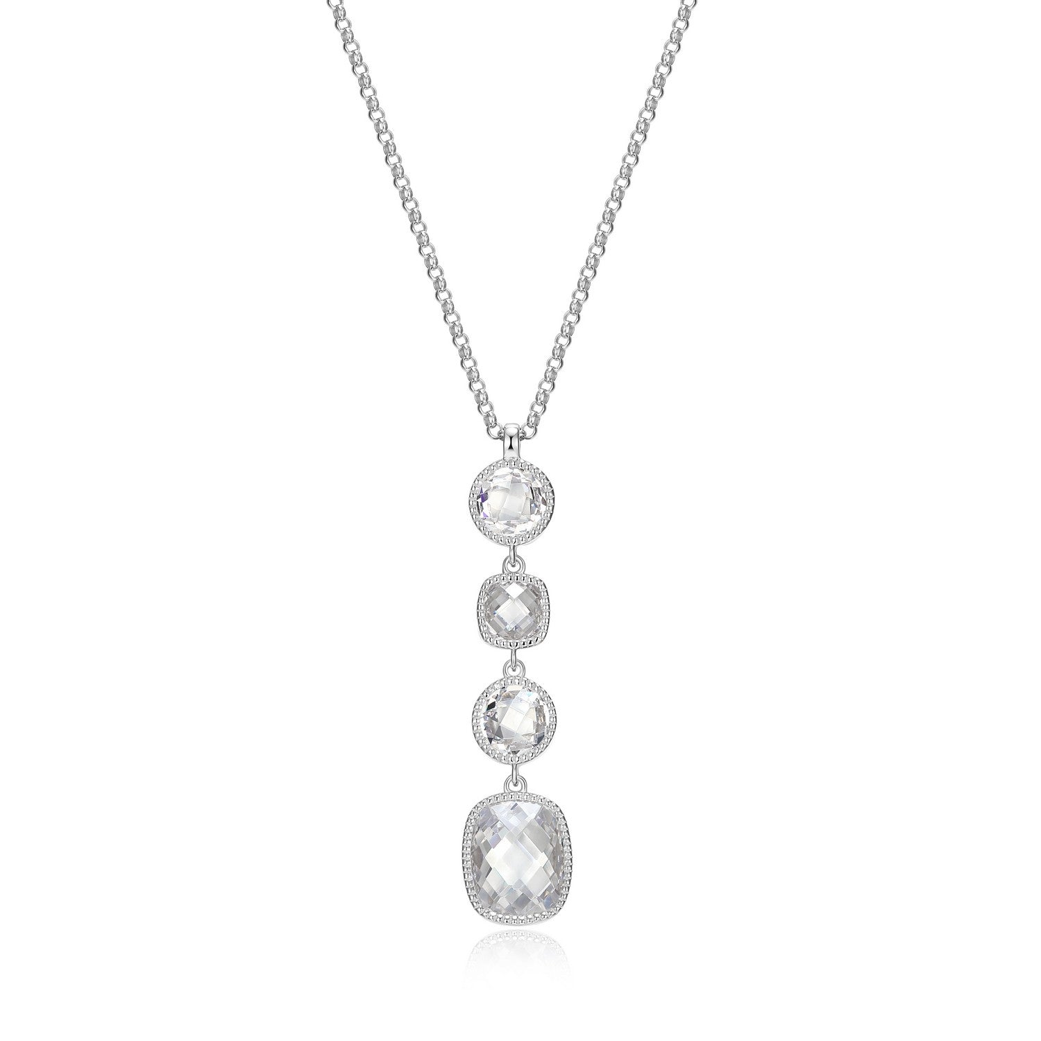 ELLE rhodium-plated sterling s