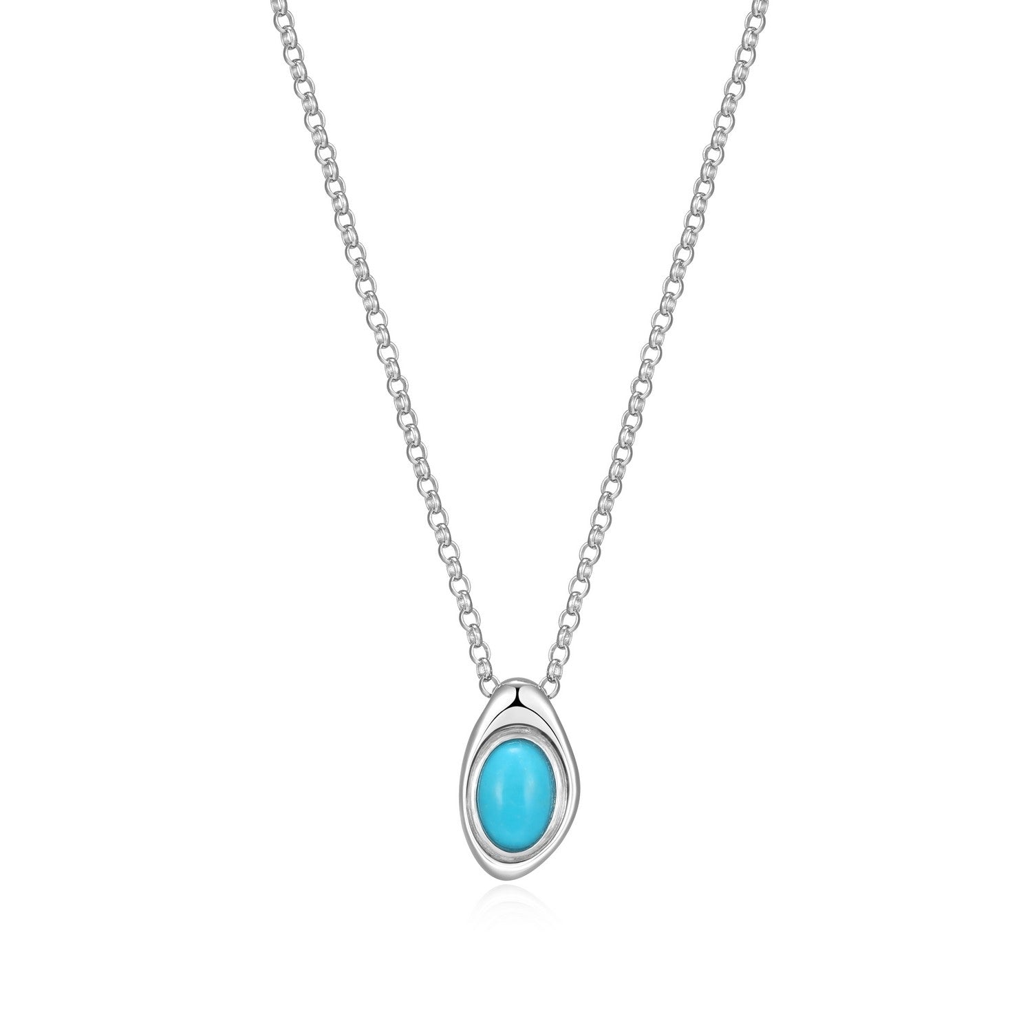 ELLE "Oasis" rhodium-plated st