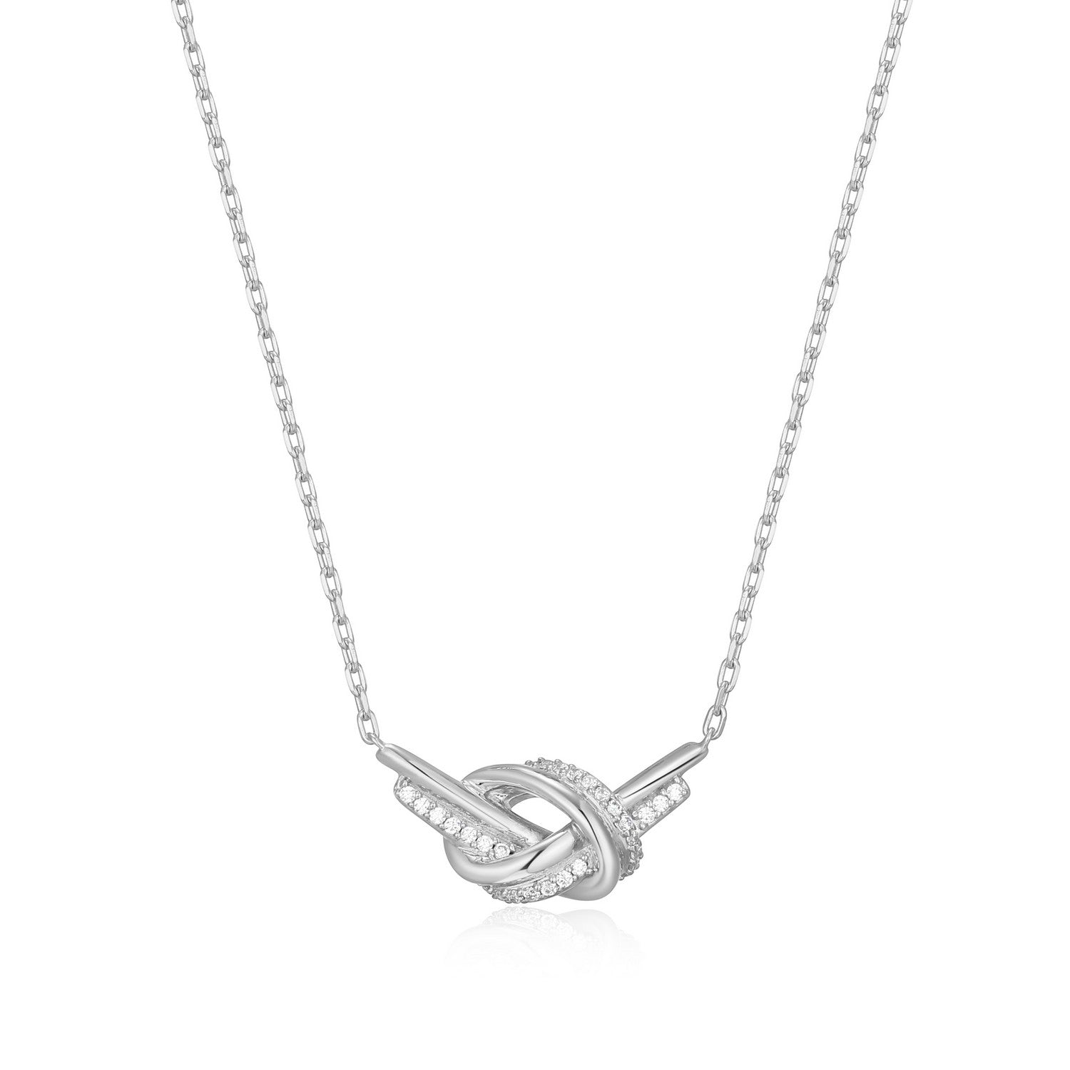Love Knot Bar Style Necklace.
