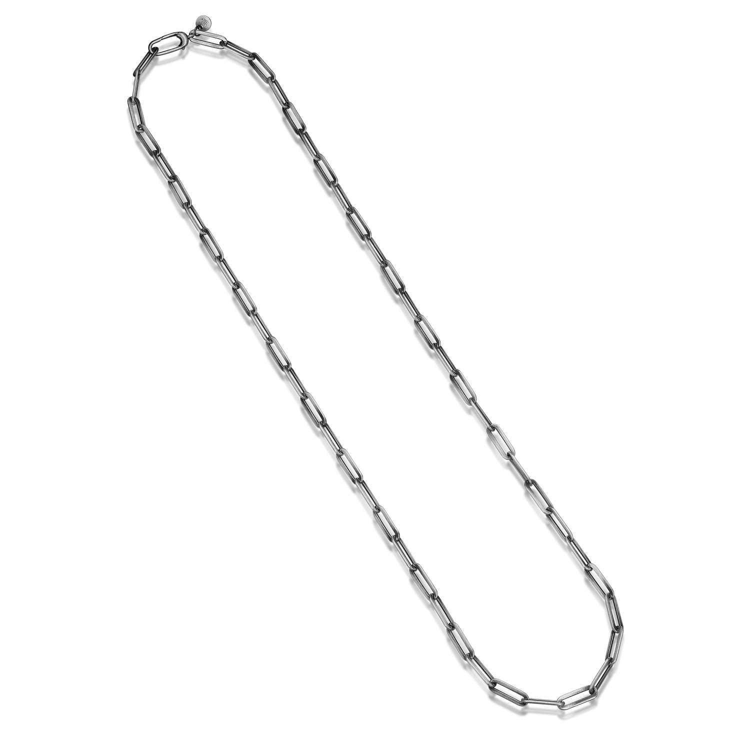 ETHOS Gun Metal Silver Chain