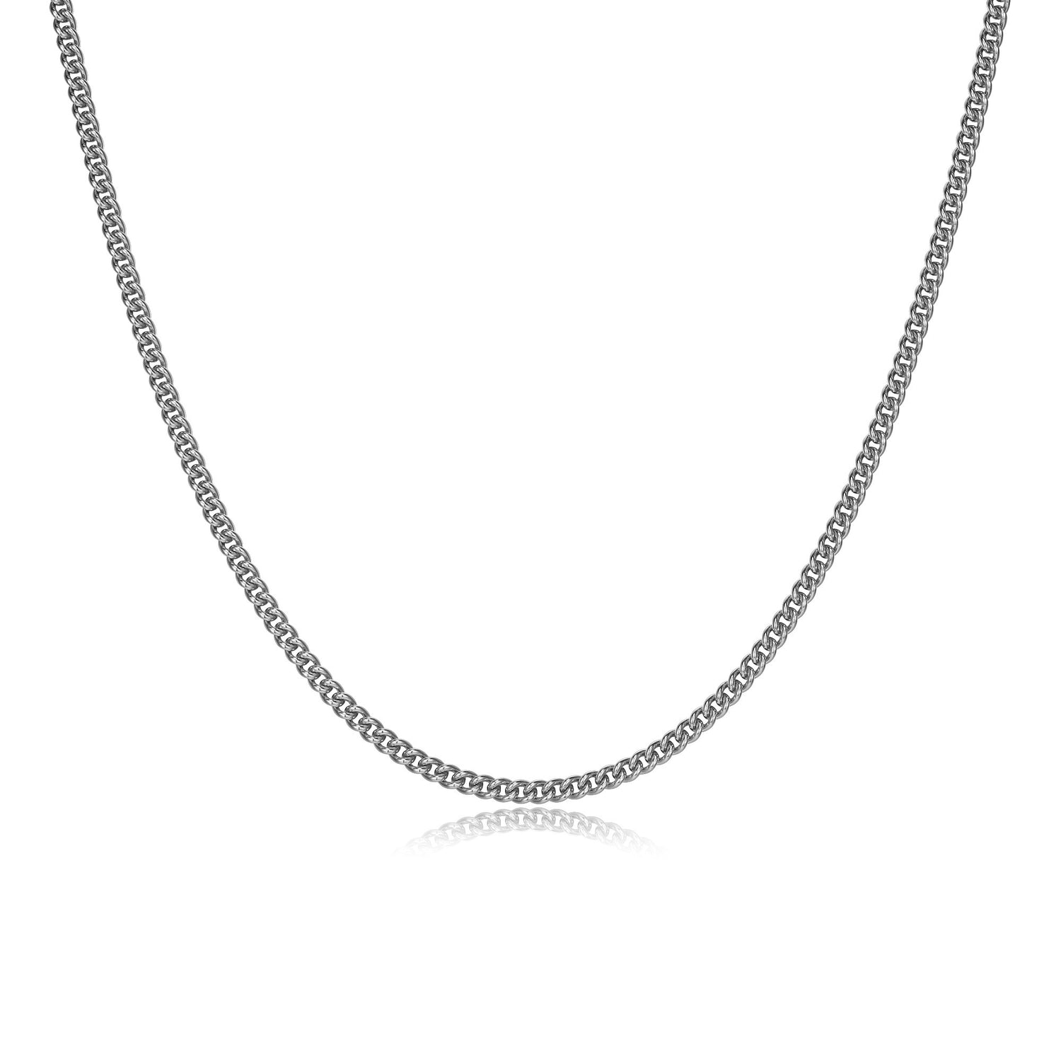 ETHOS Silver Curb Chain.