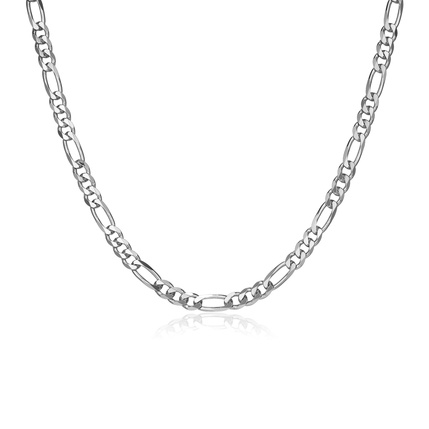 ETHOS Silver Figaro Chain.