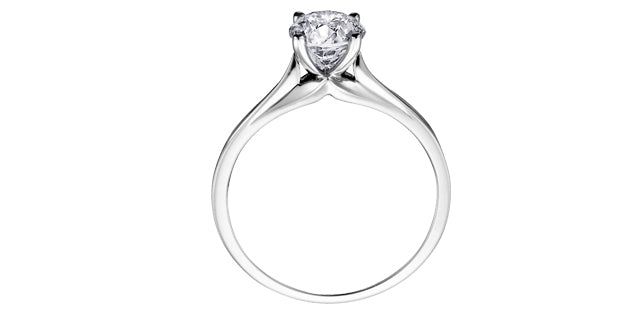 14k Solitaire Engagement Ring,