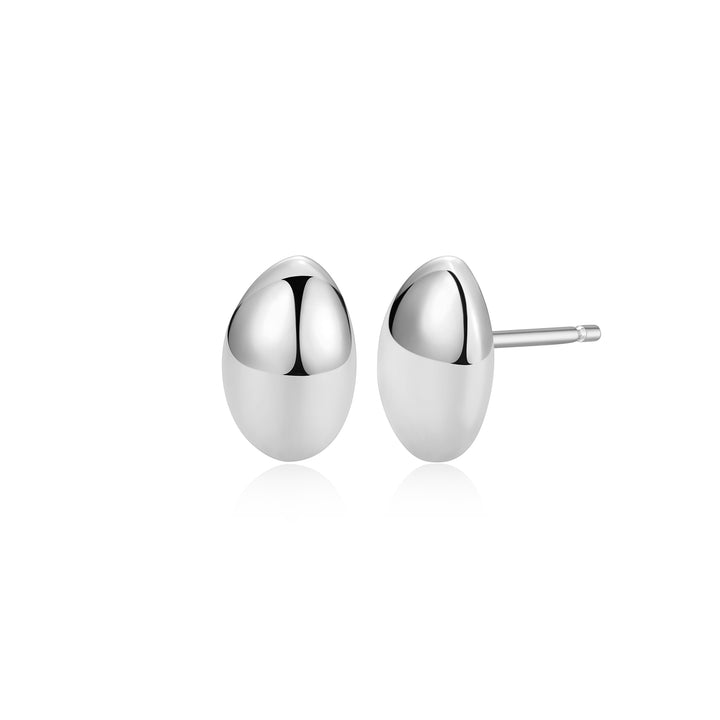 Polished Pebble Stud Earrings