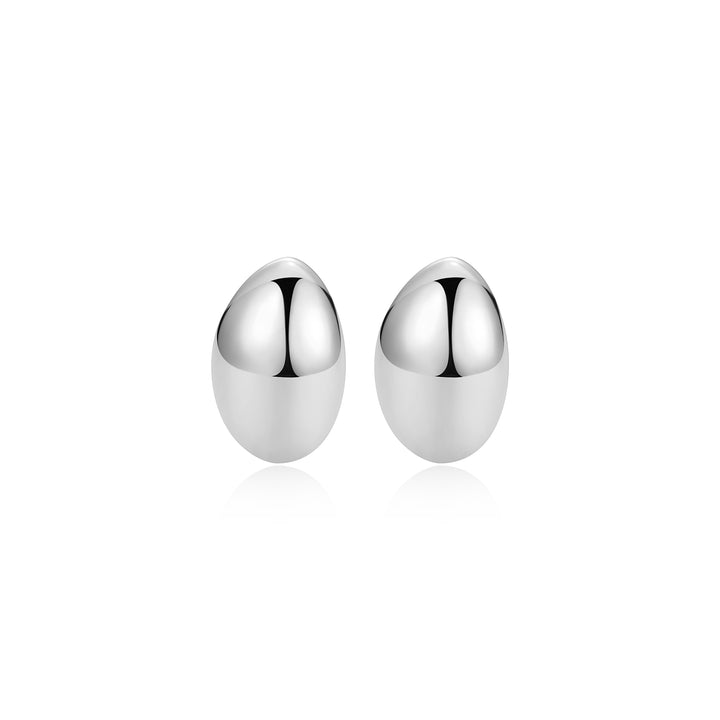 Polished Pebble Stud Earrings