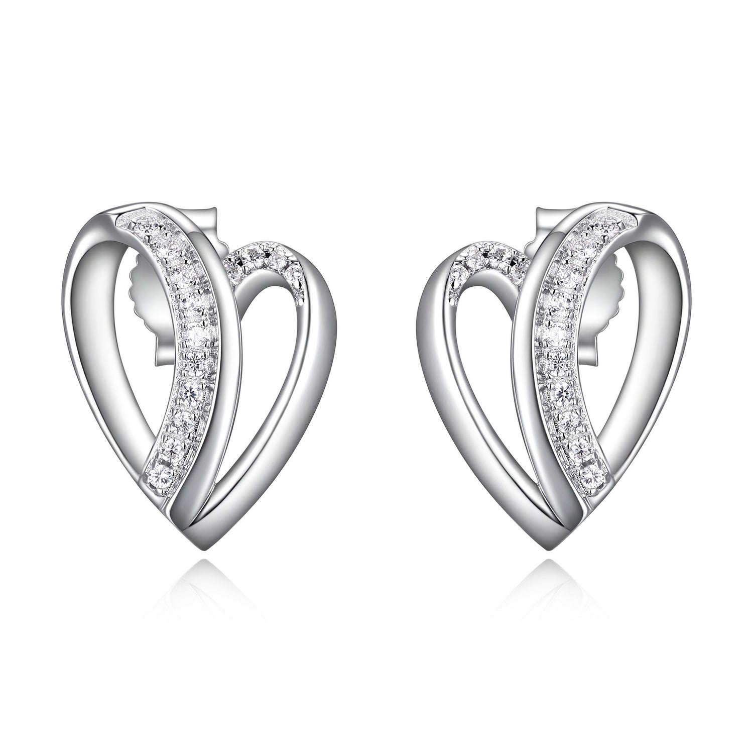 ELLE "Amour" Heart Stud Earring