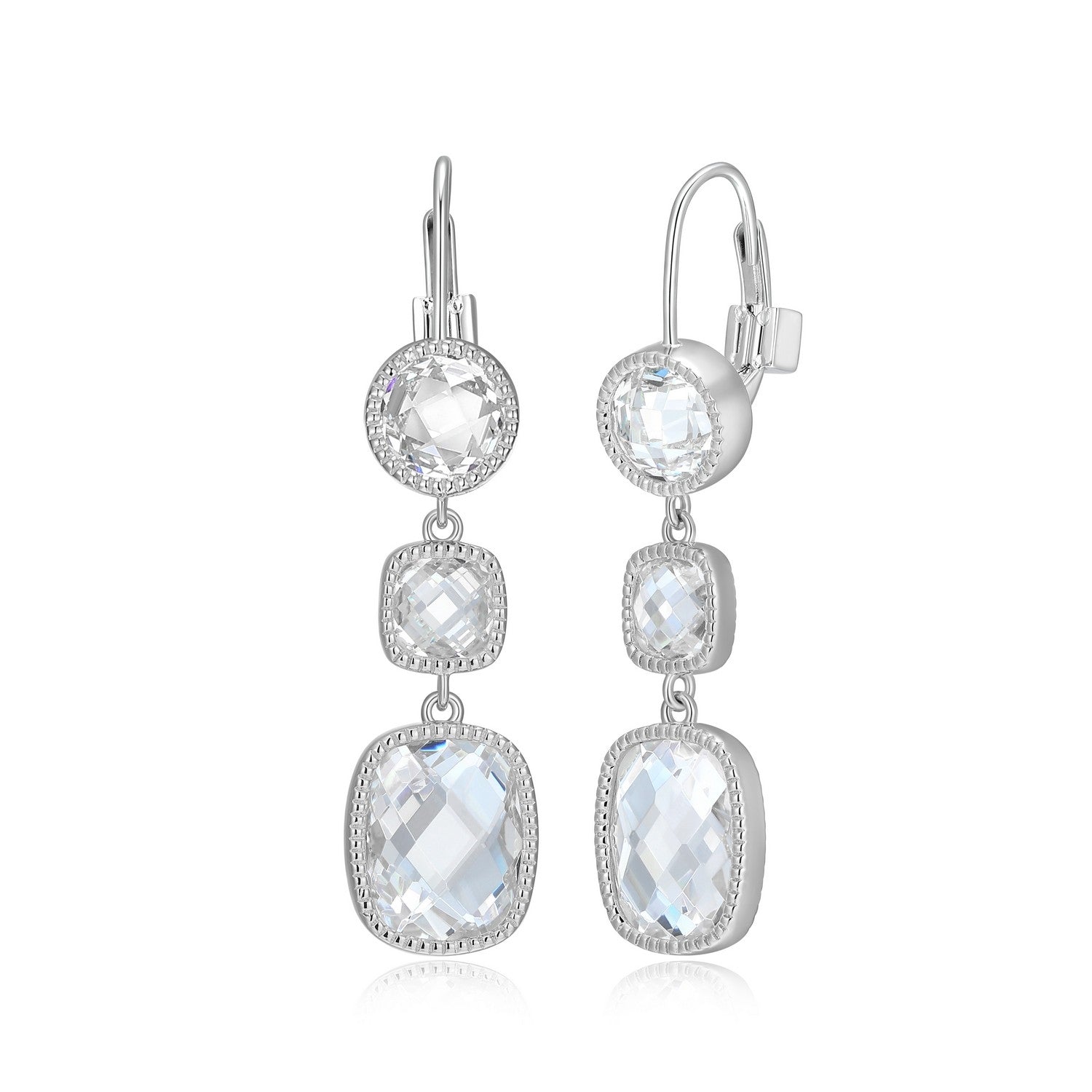 ELLE rhodium-plated sterling s