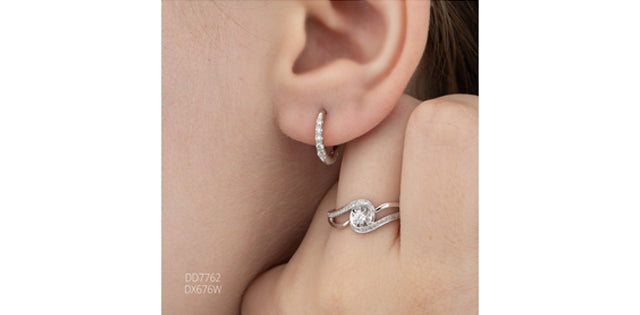 10k Multi-Stone Engagement Ring,