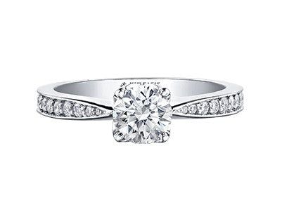 Maple Leaf Diamonds, Eternal Flames Collection 18k Engagement Ring