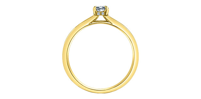 Maple Leaf Diamonds Circle of Love Engagement Ring