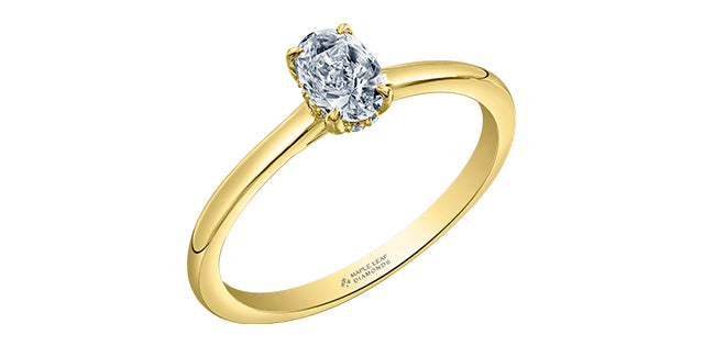 Maple Leaf Diamonds Circle of Love Engagement Ring