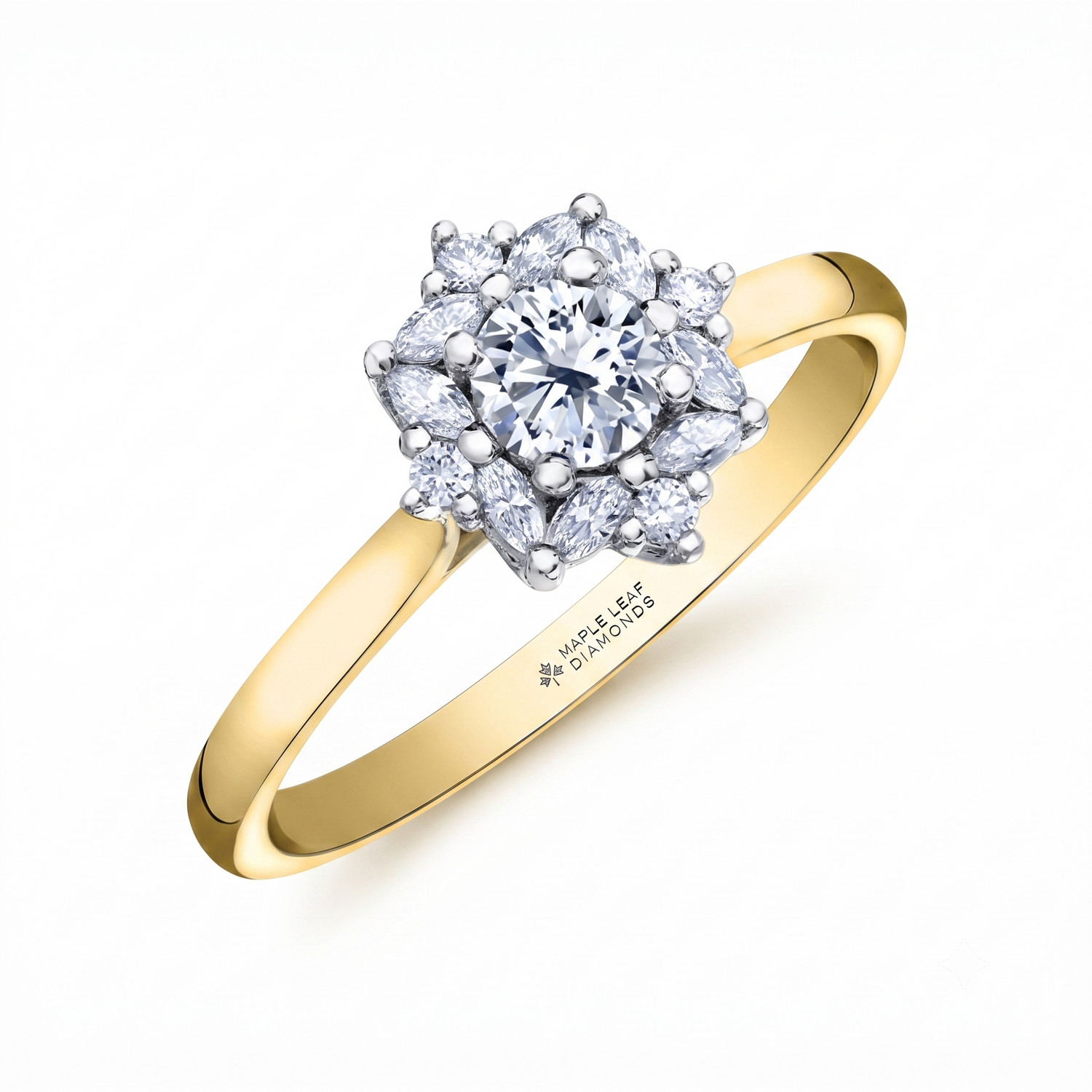 Maple Leaf Diamonds, Eternal Flames Engagemet Ring