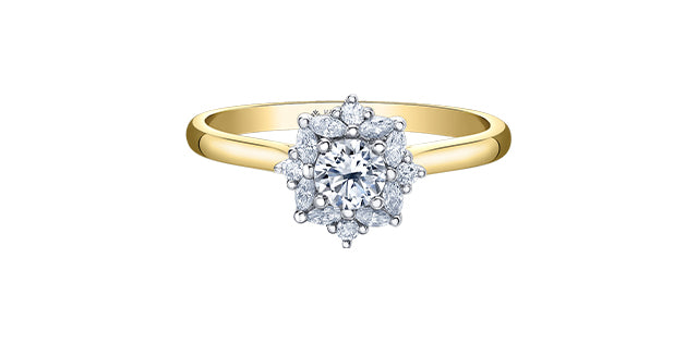 Maple Leaf Diamonds, Eternal Flames Engagemet Ring