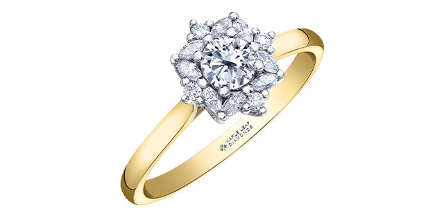 Maple Leaf Diamonds, Eternal Flames Engagemet Ring
