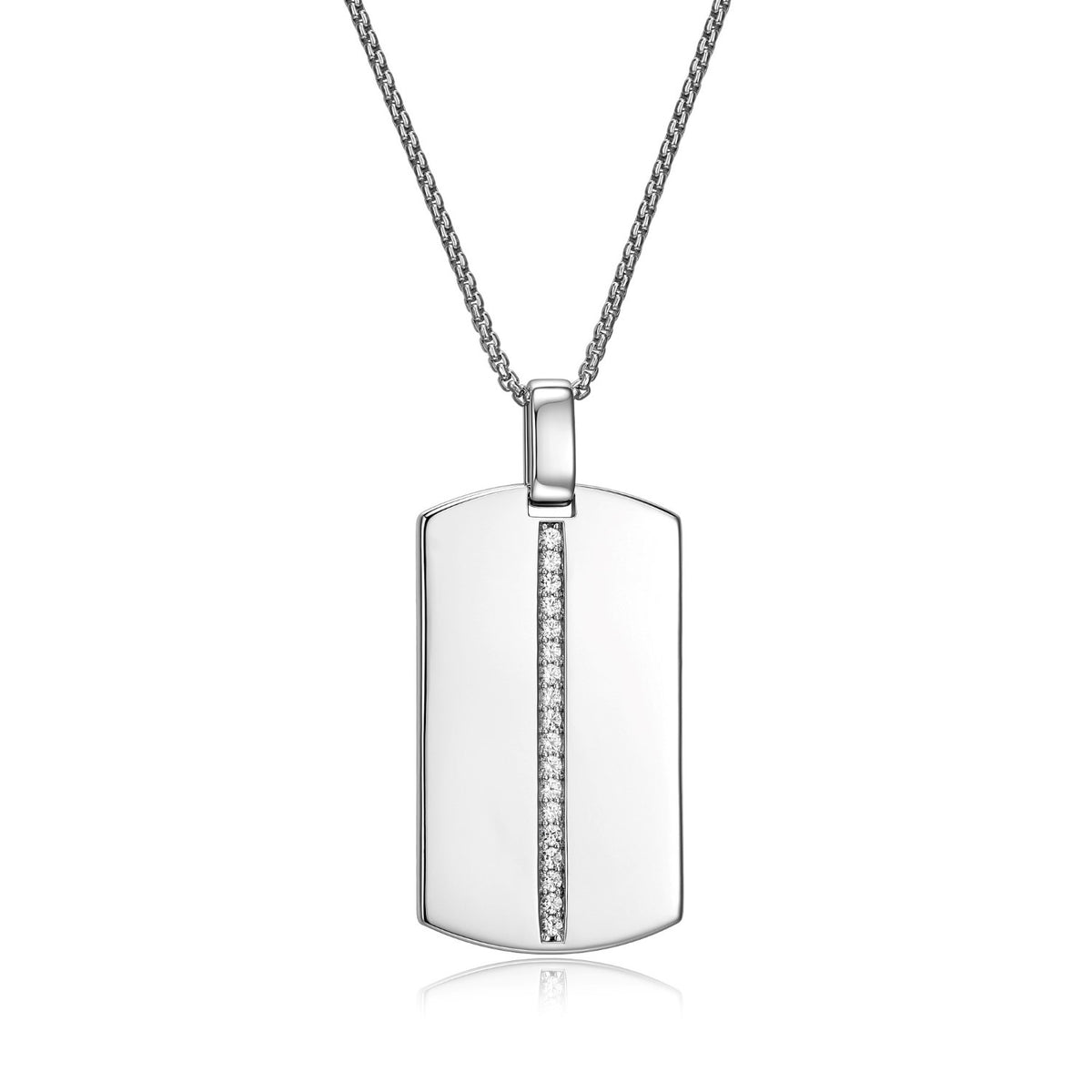 FINAL SALE - ETHOS "ID" Dog Tag Necklace.