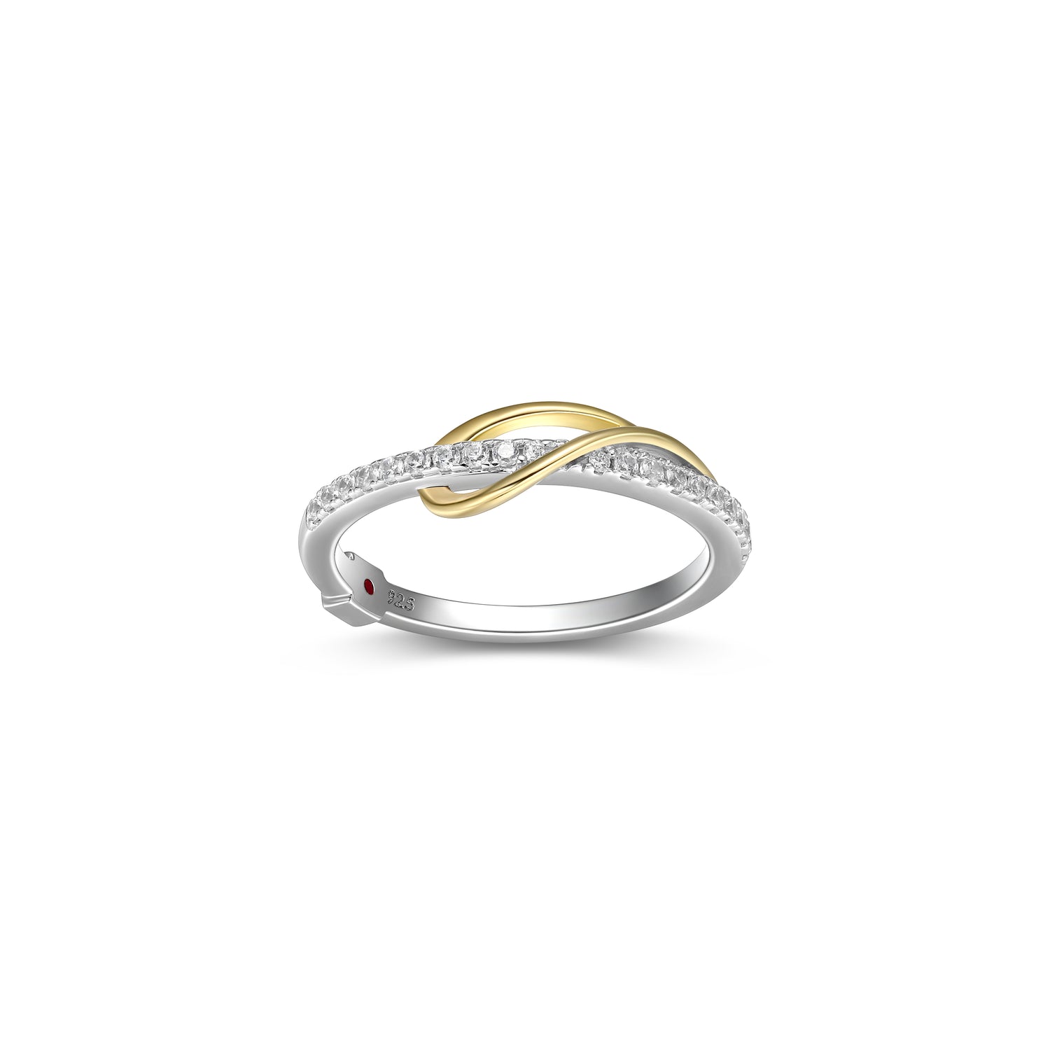 ELLE Gold Plated & Silver Ring
