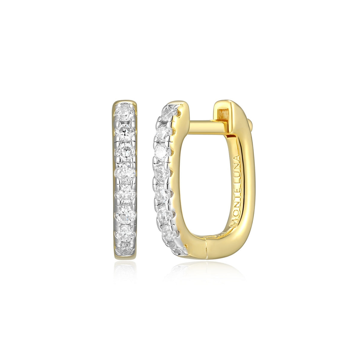 Lab-Grown 11mm Huggie Hoop Earrings