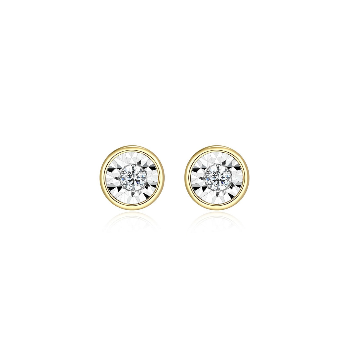 "M" gold plated sterling silve