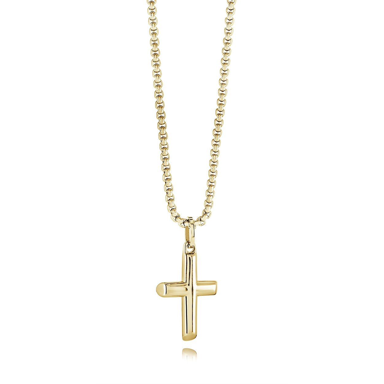 Veloria Gold IP Polished Cross