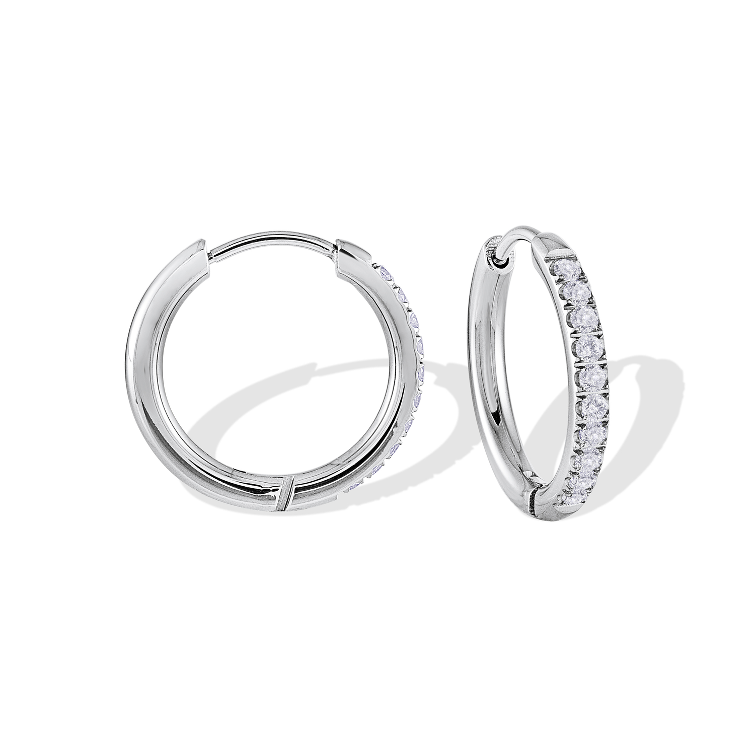 Veloria CZ Hoop Earrings