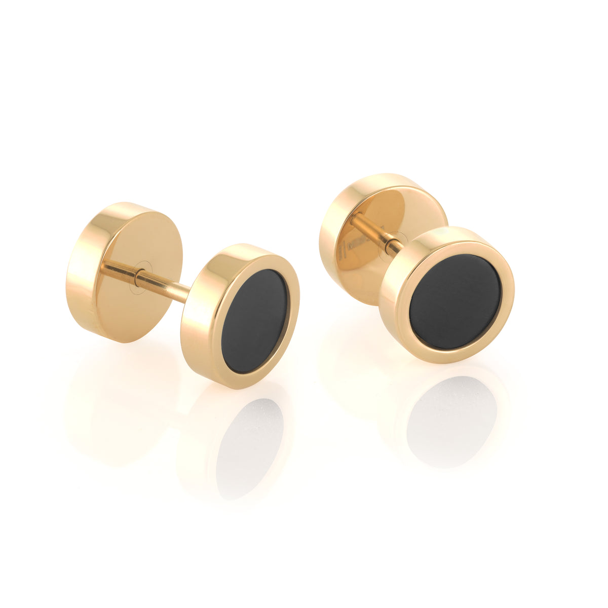 GP Stainless Steel Reversible Stud Earrings