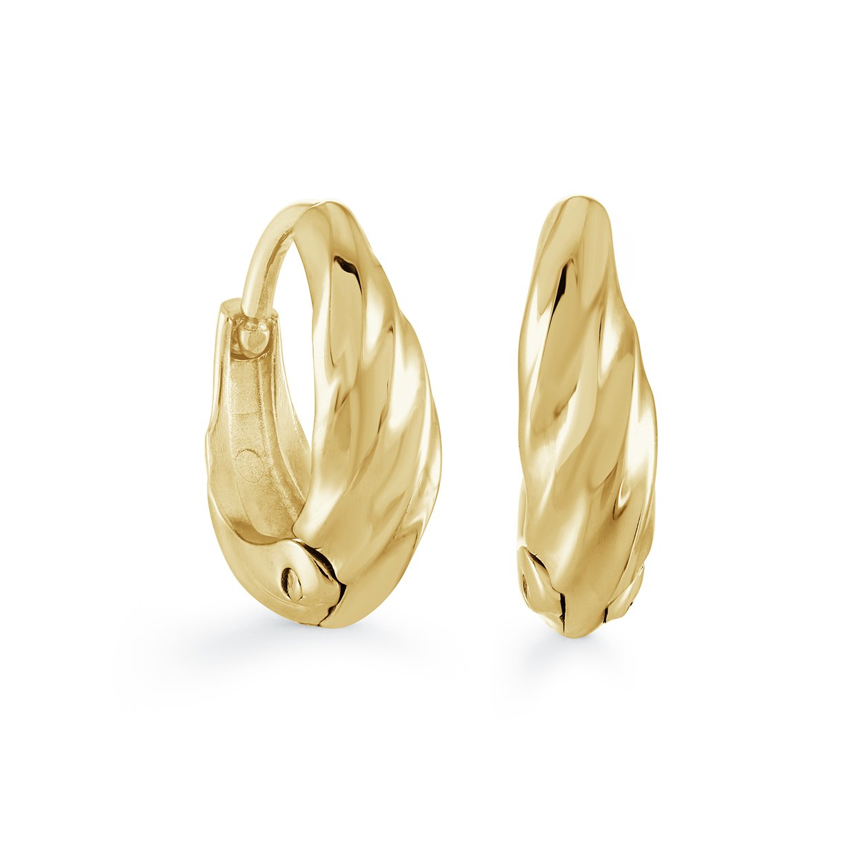 GP Creole Huggie Hoop Earrings